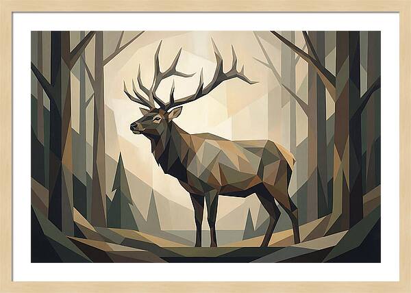 Elk Majestic In The Forest
