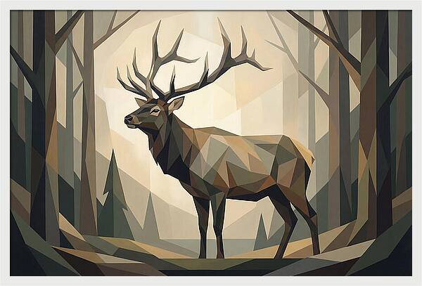 Elk Majestic In The Forest