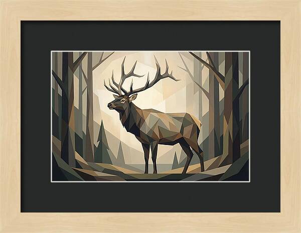 Elk Majestic In The Forest