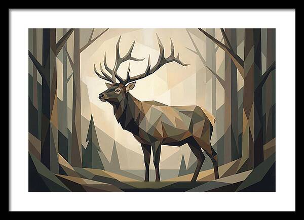 Elk Majestic In The Forest
