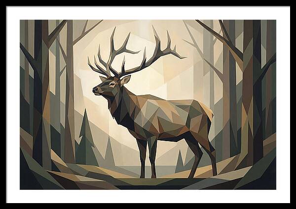 Elk Majestic In The Forest
