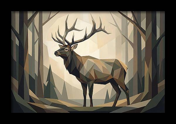 Elk Majestic In The Forest