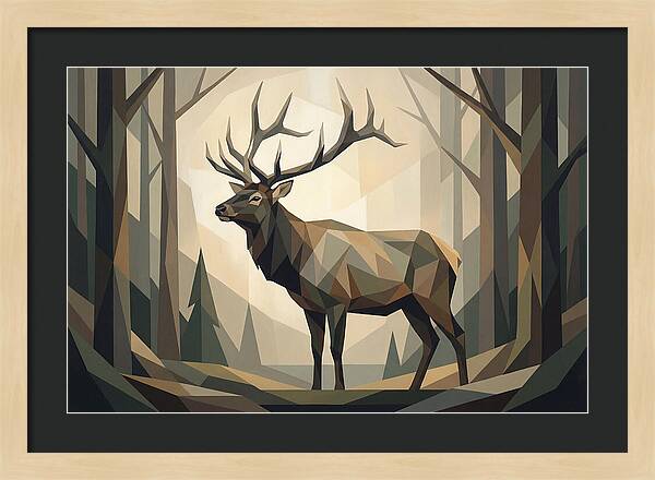 Elk Majestic In The Forest
