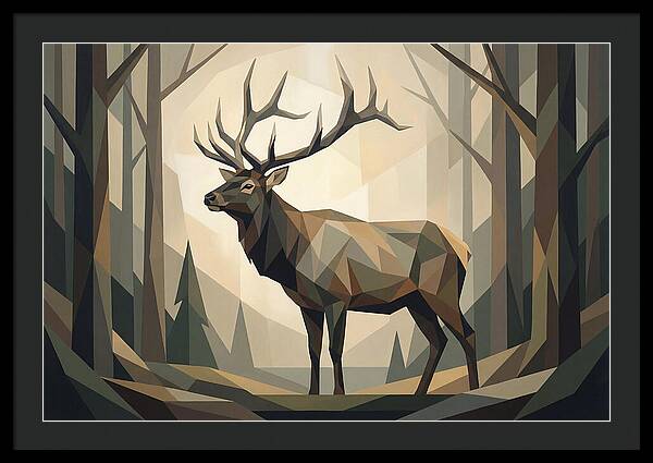 Elk Majestic In The Forest