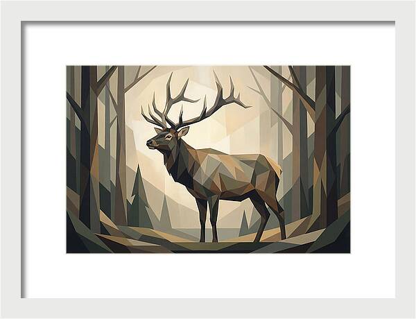 Elk Majestic In The Forest