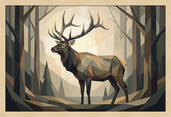 Elk Majestic In The Forest