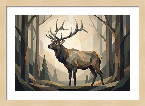 Elk Majestic In The Forest