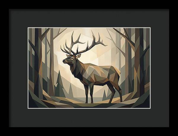 Elk Majestic In The Forest