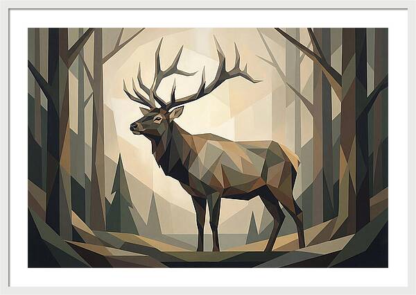 Elk Majestic In The Forest