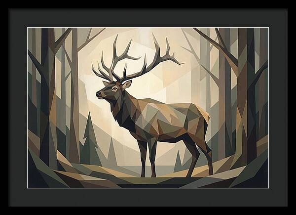 Elk Majestic In The Forest