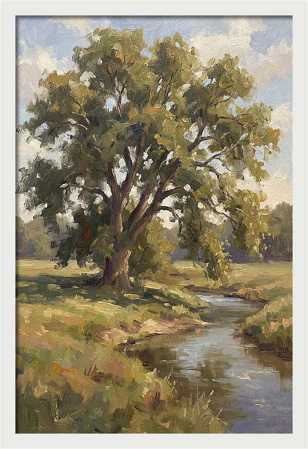 Elm Tree By The Stream