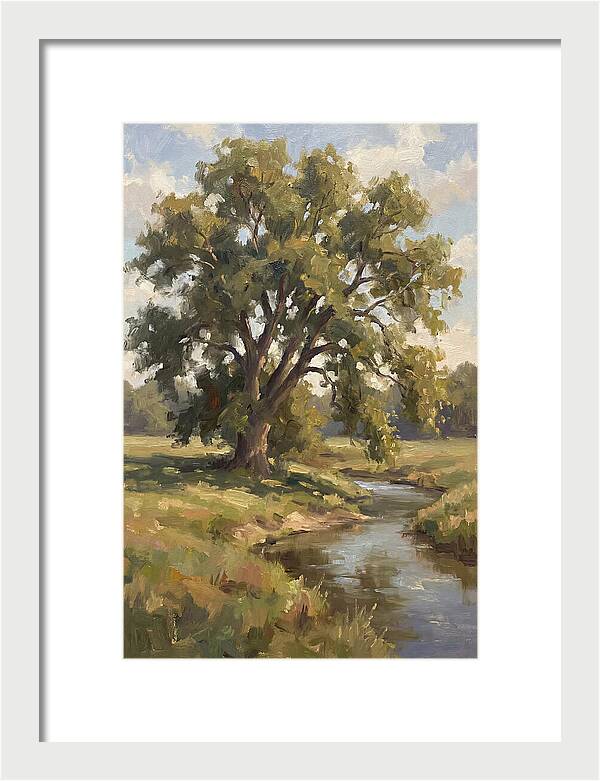 Elm Tree By The Stream