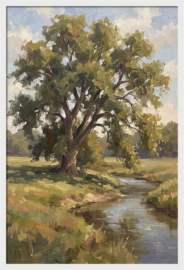 Elm Tree By The Stream