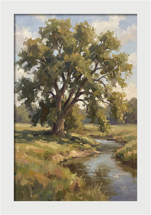 Elm Tree By The Stream
