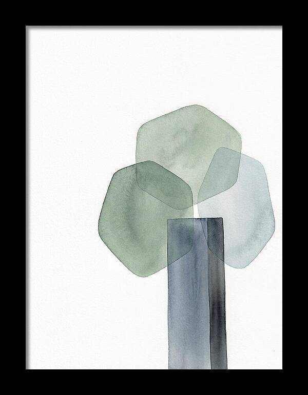 Elm Tree Silhouette In Watercolor