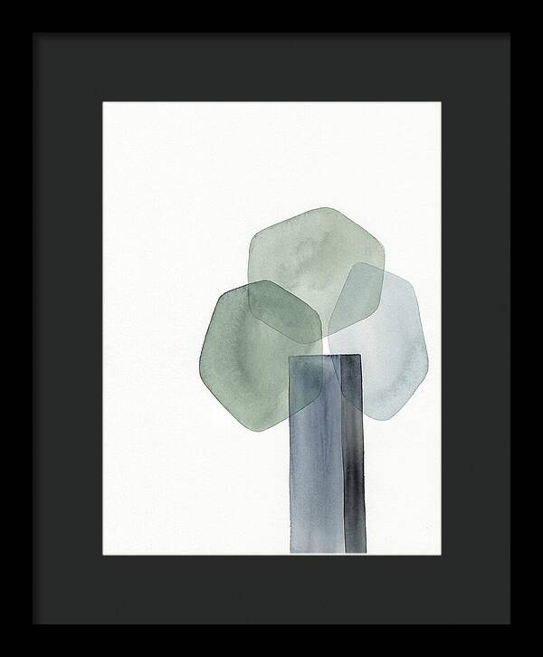 Elm Tree Silhouette In Watercolor