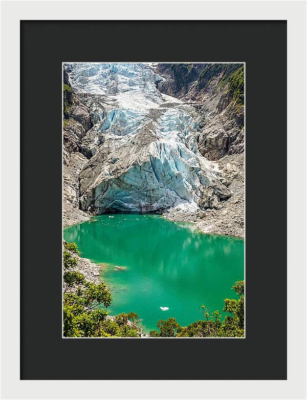 Emerald Green Glacier Lake