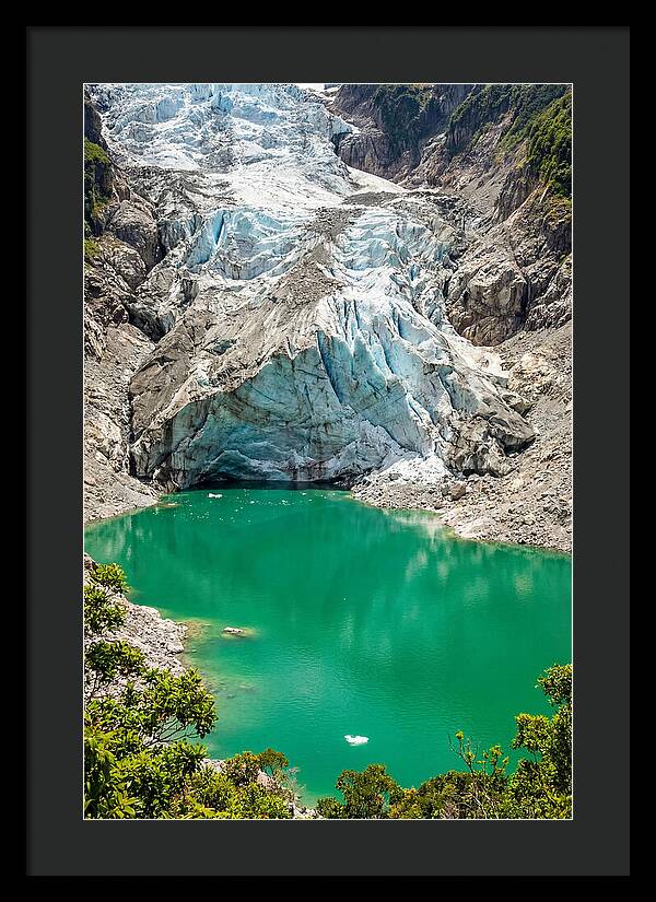 Emerald Green Glacier Lake