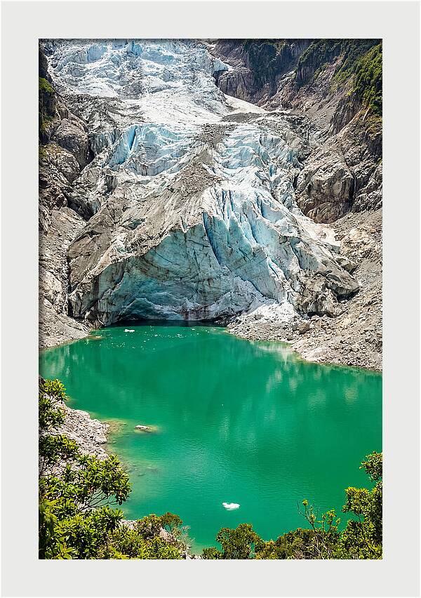 Emerald Green Glacier Lake