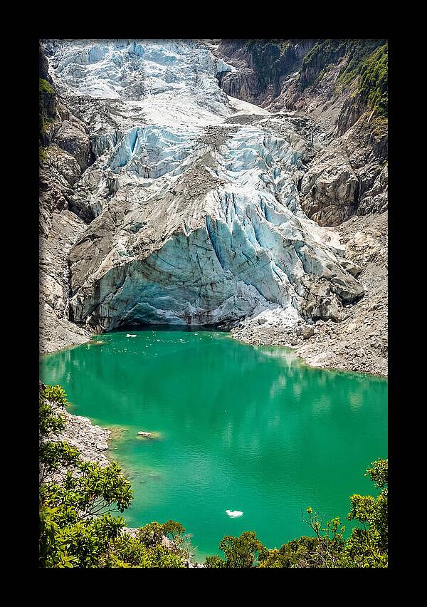 Emerald Green Glacier Lake