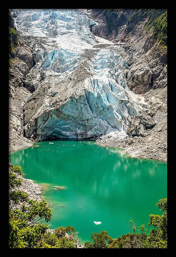 Emerald Green Glacier Lake