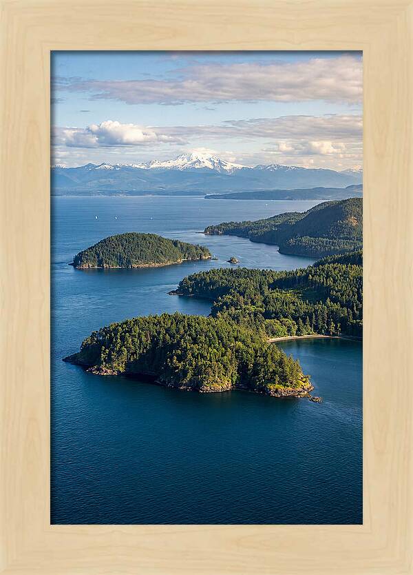 Emerald Islands In Azure Waters