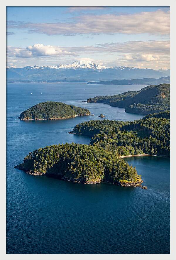 Emerald Islands In Azure Waters