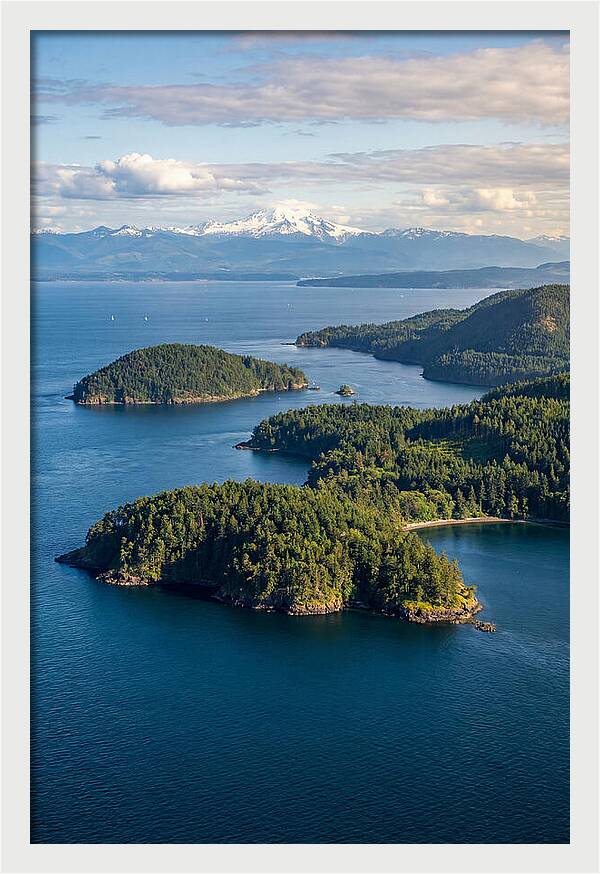 Emerald Islands In Azure Waters