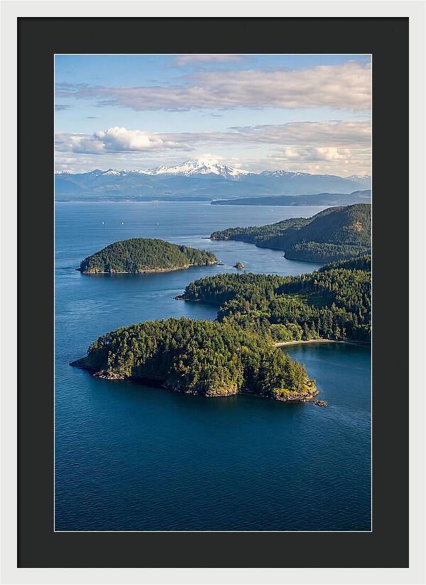 Emerald Islands In Azure Waters