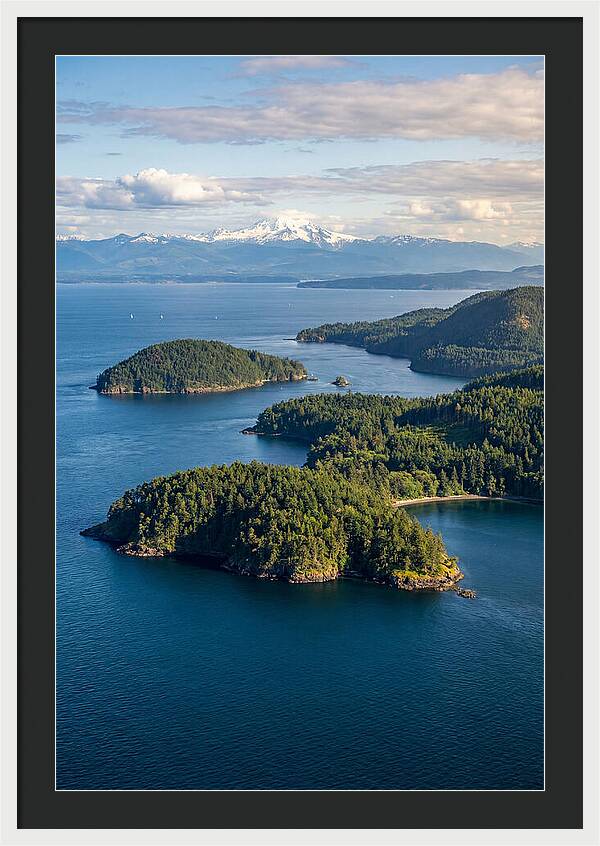 Emerald Islands In Azure Waters
