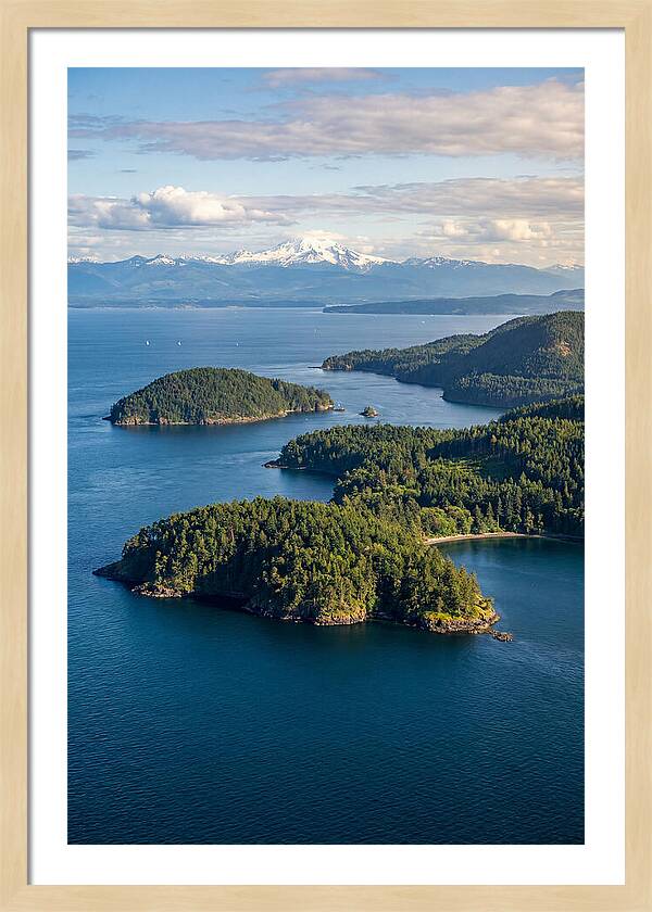 Emerald Islands In Azure Waters