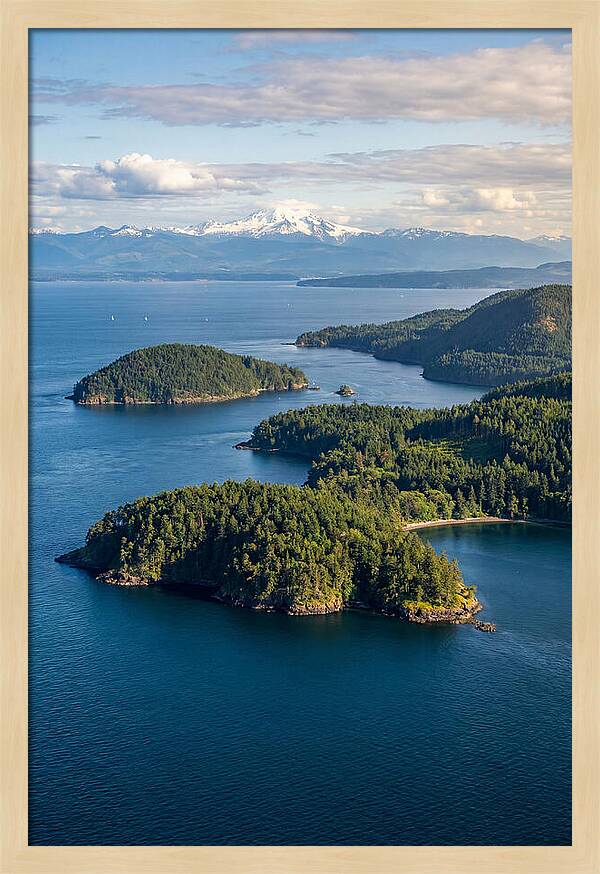 Emerald Islands In Azure Waters