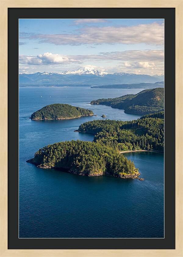 Emerald Islands In Azure Waters