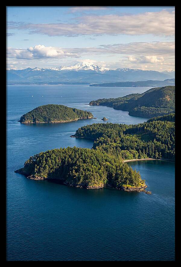Emerald Islands In Azure Waters