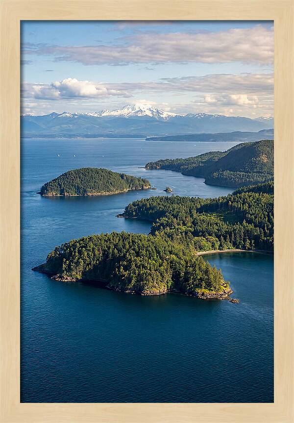 Emerald Islands In Azure Waters