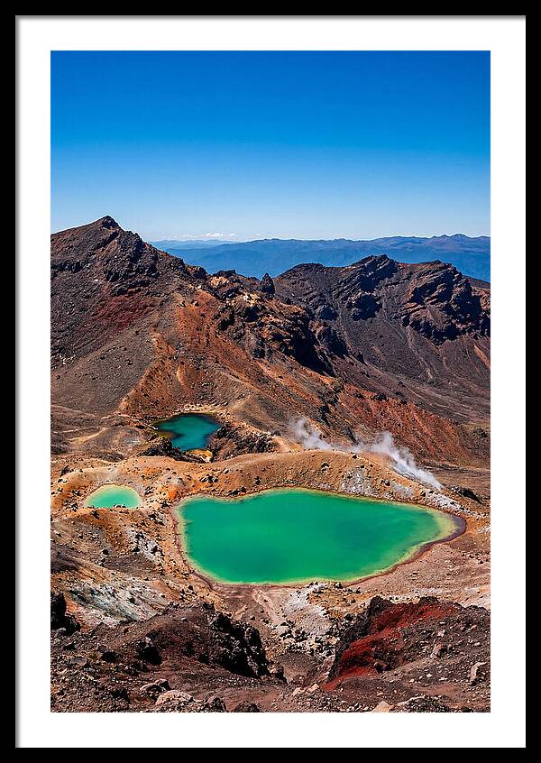 Emerald Lakes Of Tongariro