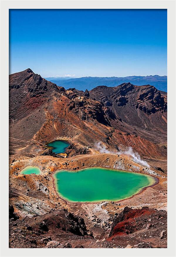 Emerald Lakes Of Tongariro