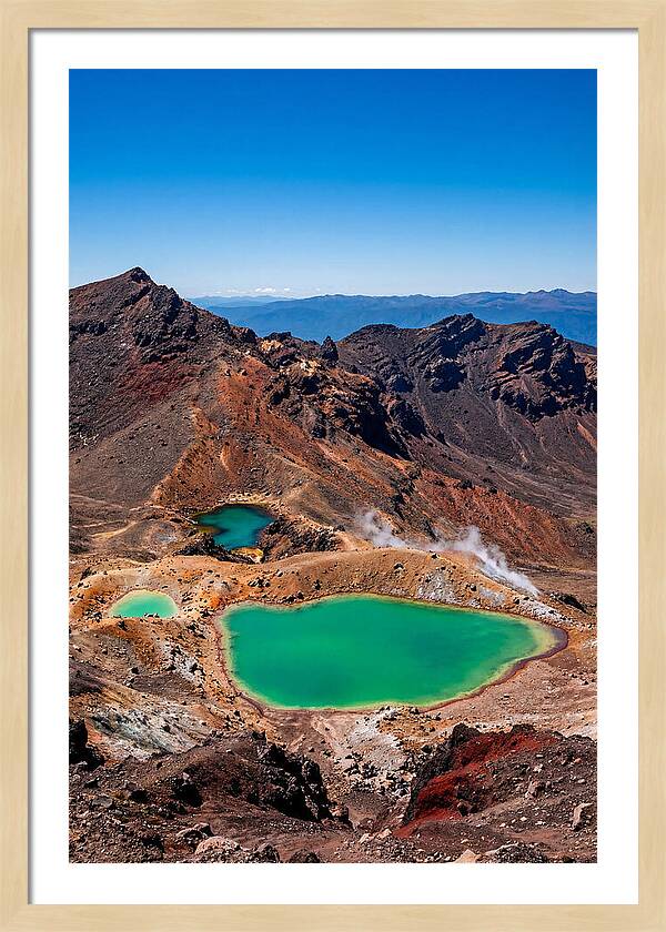 Emerald Lakes Of Tongariro