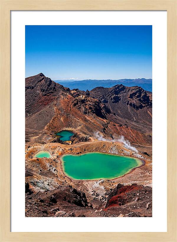 Emerald Lakes Of Tongariro