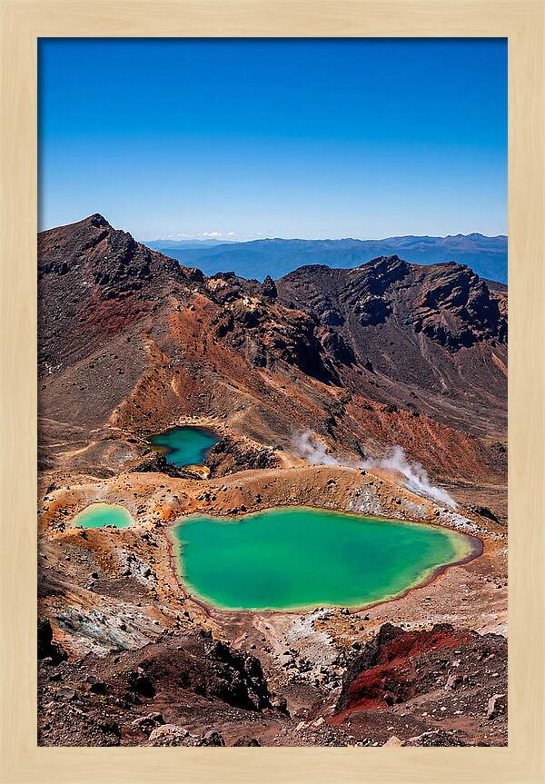 Emerald Lakes Of Tongariro