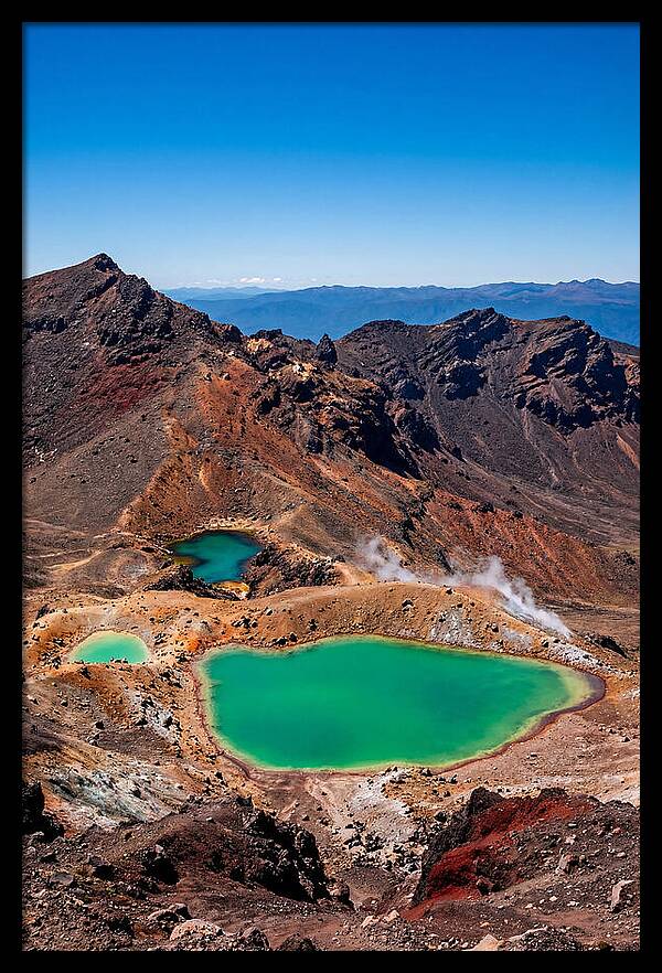 Emerald Lakes Of Tongariro
