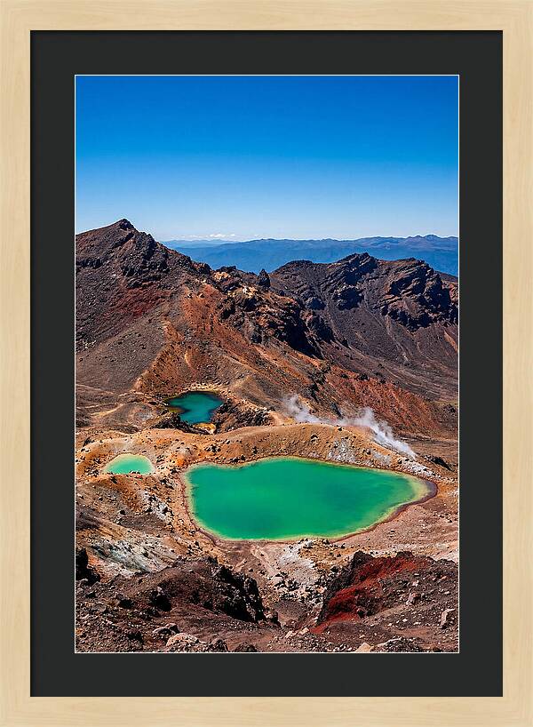 Emerald Lakes Of Tongariro