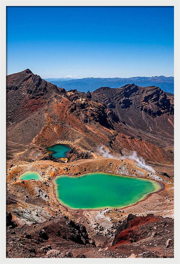 Emerald Lakes Of Tongariro