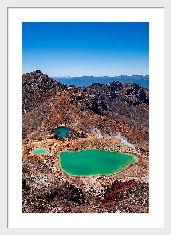 Emerald Lakes Of Tongariro