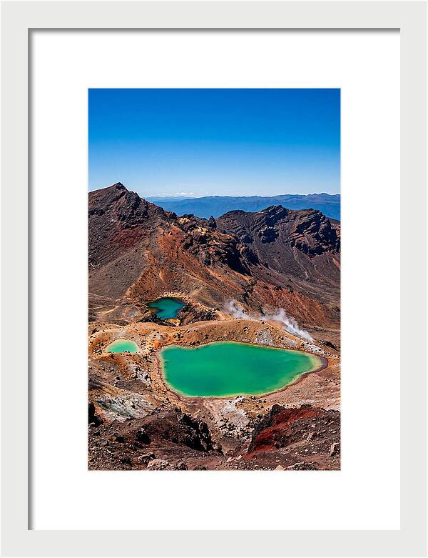 Emerald Lakes Of Tongariro