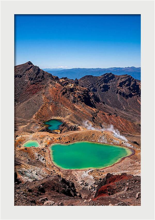 Emerald Lakes Of Tongariro