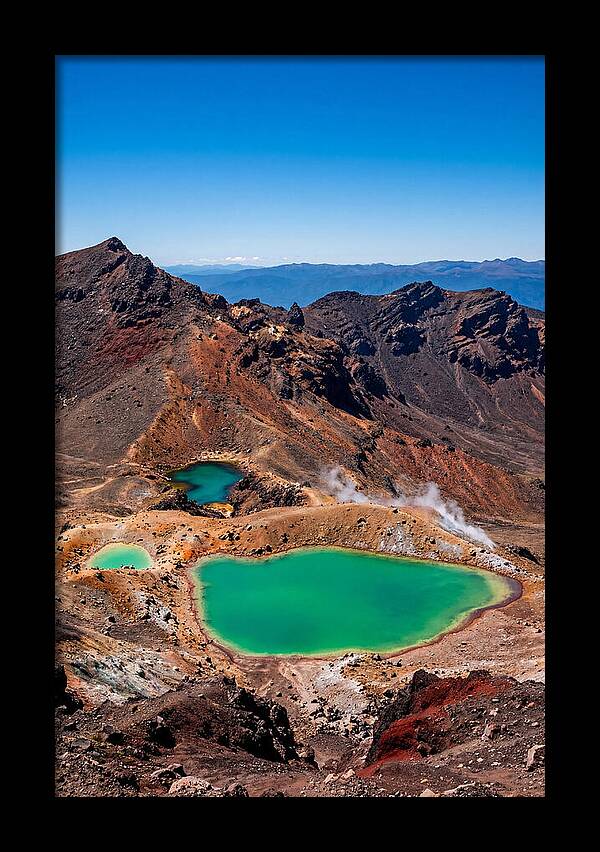 Emerald Lakes Of Tongariro