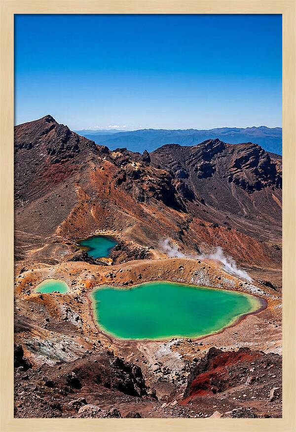 Emerald Lakes Of Tongariro