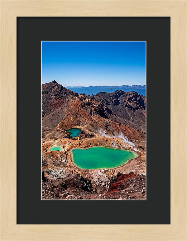 Emerald Lakes Of Tongariro