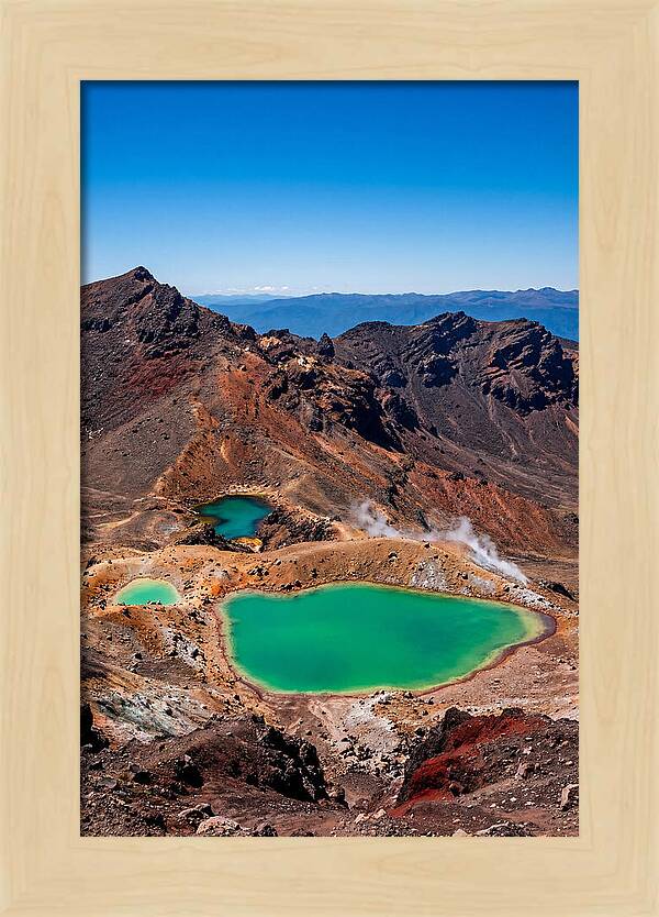 Emerald Lakes Of Tongariro